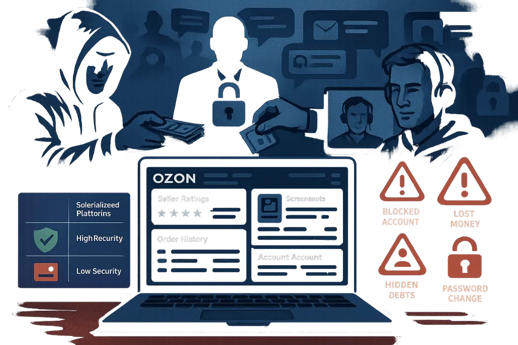 Как безопасно купить аккаунт Ozon: риски, проверка подлинности и советы по выбору продавца